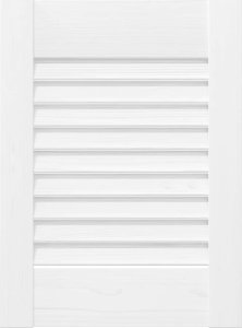 Drzwi do szafek żaluzjowe 2 szt. Białe 39,5x29,5 cm 5