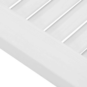 Drzwi do szafek żaluzjowe 2 szt. Białe 39,5x29,5 cm 9