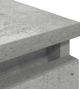 Szafka RTV Beton Szary 100x35x54 cm Drewno klejone 9