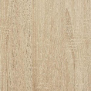 vidaXL Rama łóżka bez materaca Dąb Sonoma 200x200 cm Drewno klejone 9