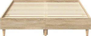 Rama łóżka bez materaca Sonoma Oak 120x190 cm Drewno klejone 5