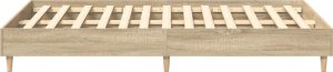 Rama łóżka bez materaca Sonoma Oak 120x190 cm Drewno klejone 6