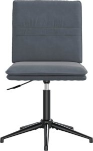 Krzesło stołowe, ciemnoszare, obite aksamitem 3