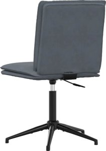 Krzesło stołowe, ciemnoszare, obite aksamitem 5