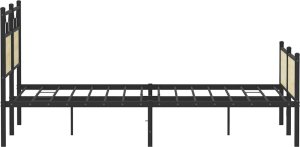 vidaXL Łóżko bez materaca, dąb sonoma, 150x200 cm 7
