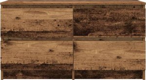 vidaXL Szafka RTV Stare drewno 100x35x54 cm Drewno klejone 6
