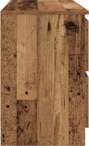 vidaXL Szafka RTV Stare drewno 100x35x54 cm Drewno klejone 7