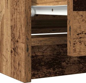 vidaXL Szafka RTV Stare drewno 100x35x54 cm Drewno klejone 10