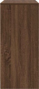 vidaXL Szafka na buty Brązowy Dąb 57x34x76 cm Drewno klejone 7