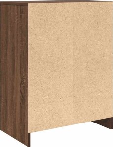 vidaXL Szafka na buty Brązowy Dąb 57x34x76 cm Drewno klejone 8