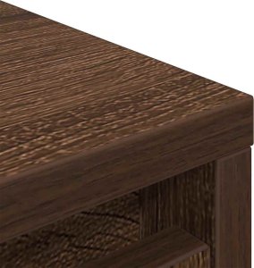 vidaXL Szafka na buty Brązowy Dąb 57x34x76 cm Drewno klejone 9