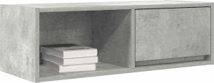 vidaXL Szafka RTV Betonowa Szara 80x31x25,5 cm Drewno klejone 4