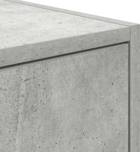 vidaXL Szafka RTV Betonowa Szara 80x31x25,5 cm Drewno klejone 10