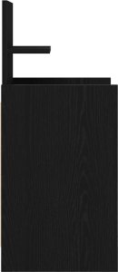 vidaXL Szafki nocne z 2 szufladami 2 szt. Czarne 38x34x80 cm 8