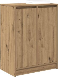 vidaXL Szafka na buty Artisan Oak 57x34x76 cm Drewno klejone 4