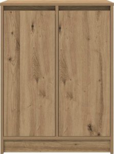 vidaXL Szafka na buty Artisan Oak 57x34x76 cm Drewno klejone 6