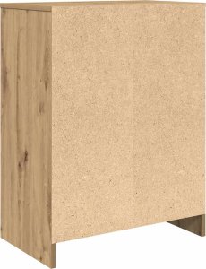 vidaXL Szafka na buty Artisan Oak 57x34x76 cm Drewno klejone 8