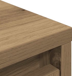 vidaXL Szafka na buty Artisan Oak 57x34x76 cm Drewno klejone 9