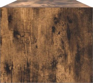 vidaXL Szafka RTV Dąb wędzony 80x31x25,5 cm Drewno klejone 7