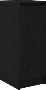 vidaXL Szafka na buty Czarny dąb 29,5x34x76 cm Drewno klejone 2