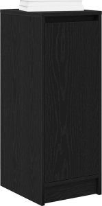 vidaXL Szafka na buty Czarny dąb 29,5x34x76 cm Drewno klejone 4