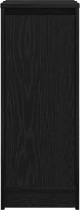 vidaXL Szafka na buty Czarny dąb 29,5x34x76 cm Drewno klejone 6