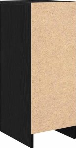 vidaXL Szafka na buty Czarny dąb 29,5x34x76 cm Drewno klejone 8