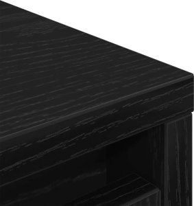 vidaXL Szafka na buty Czarny dąb 29,5x34x76 cm Drewno klejone 10