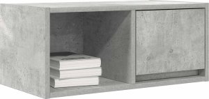 vidaXL Szafki RTV 2 szt. Beton Szary 60x31x25,5 cm Drewno klejone 4