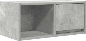 vidaXL Szafki RTV 2 szt. Beton Szary 60x31x25,5 cm Drewno klejone 6
