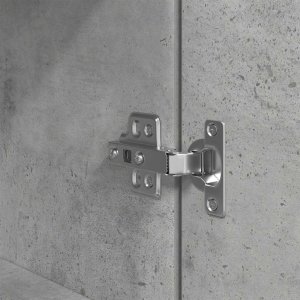 vidaXL Komoda betonowa szara 50x35x180 cm Drewno klejone 10