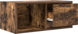 vidaXL Szafki RTV 2 szt. Dąb wędzony 60x31x25,5 cm Drewno klejone 5