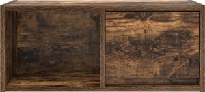 vidaXL Szafki RTV 2 szt. Dąb wędzony 60x31x25,5 cm Drewno klejone 7