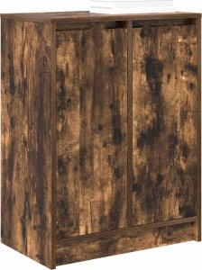 vidaXL Szafka na buty Dąb wędzony 57x34x76 cm Drewno klejone 4