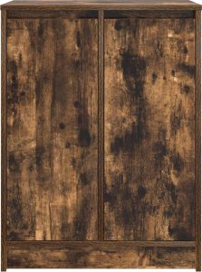 vidaXL Szafka na buty Dąb wędzony 57x34x76 cm Drewno klejone 6