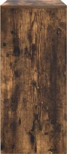 vidaXL Szafka na buty Dąb wędzony 57x34x76 cm Drewno klejone 7