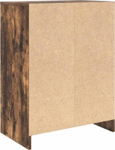 vidaXL Szafka na buty Dąb wędzony 57x34x76 cm Drewno klejone 8