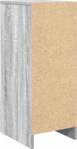 vidaXL Szafka na buty Szara Sonoma 29,5x34x76 cm Drewno klejone 8