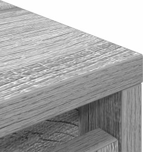 vidaXL Szafka na buty Szara Sonoma 29,5x34x76 cm Drewno klejone 10