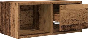 vidaXL Szafki RTV 2 szt. Stare drewno 60x31x25,5 cm Drewno klejone 5