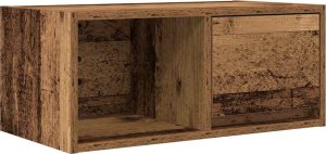 vidaXL Szafki RTV 2 szt. Stare drewno 60x31x25,5 cm Drewno klejone 6