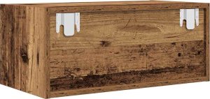 vidaXL Szafki RTV 2 szt. Stare drewno 60x31x25,5 cm Drewno klejone 9