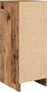 vidaXL Szafka na buty Stare drewno 29,5x34x76 cm Drewno klejone 8