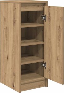 vidaXL Szafka na buty Artisan Oak 29,5x34x76 cm Drewno klejone 5
