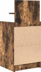 vidaXL Szafka nocna z 2 szufladami Dąb wędzony 38x34x80 cm 8