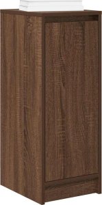 vidaXL Szafka na buty Brązowy Dąb 29,5x34x76 cm Drewno klejone 4