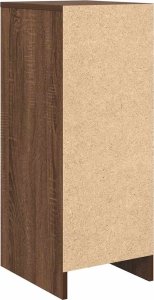 vidaXL Szafka na buty Brązowy Dąb 29,5x34x76 cm Drewno klejone 8