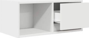 vidaXL Szafki RTV 2 szt. Białe 60x31x25,5 cm Drewno klejone 5