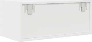 vidaXL Szafki RTV 2 szt. Białe 60x31x25,5 cm Drewno klejone 9