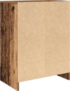 vidaXL Szafka na buty Stare drewno 57x34x76 cm Drewno klejone 8